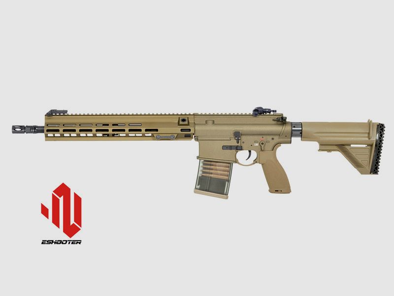 EC-203 DMR S-AEG mit Eshooter ETU, Grün/Braun