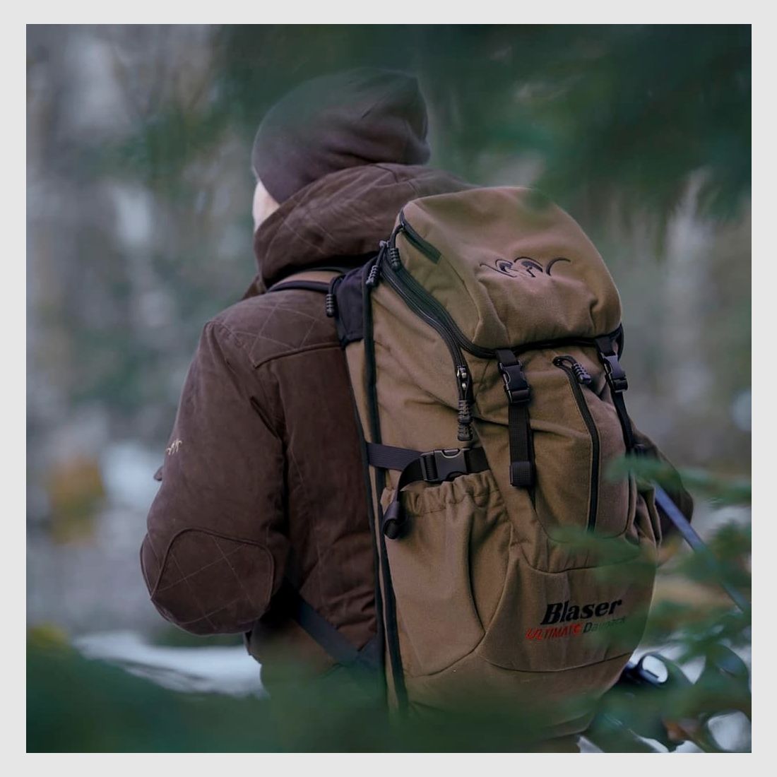 BLASER Rucksack/Mehrzweck-Tasche Jagdrucksack Ultimate DayPack Braun -55x27x20cm /20l