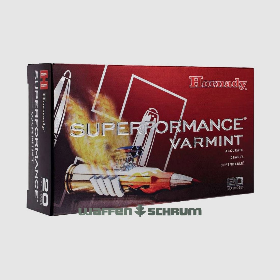 Hornady .222Rem Superformance Varmint V-Max 3,24g - 50gr