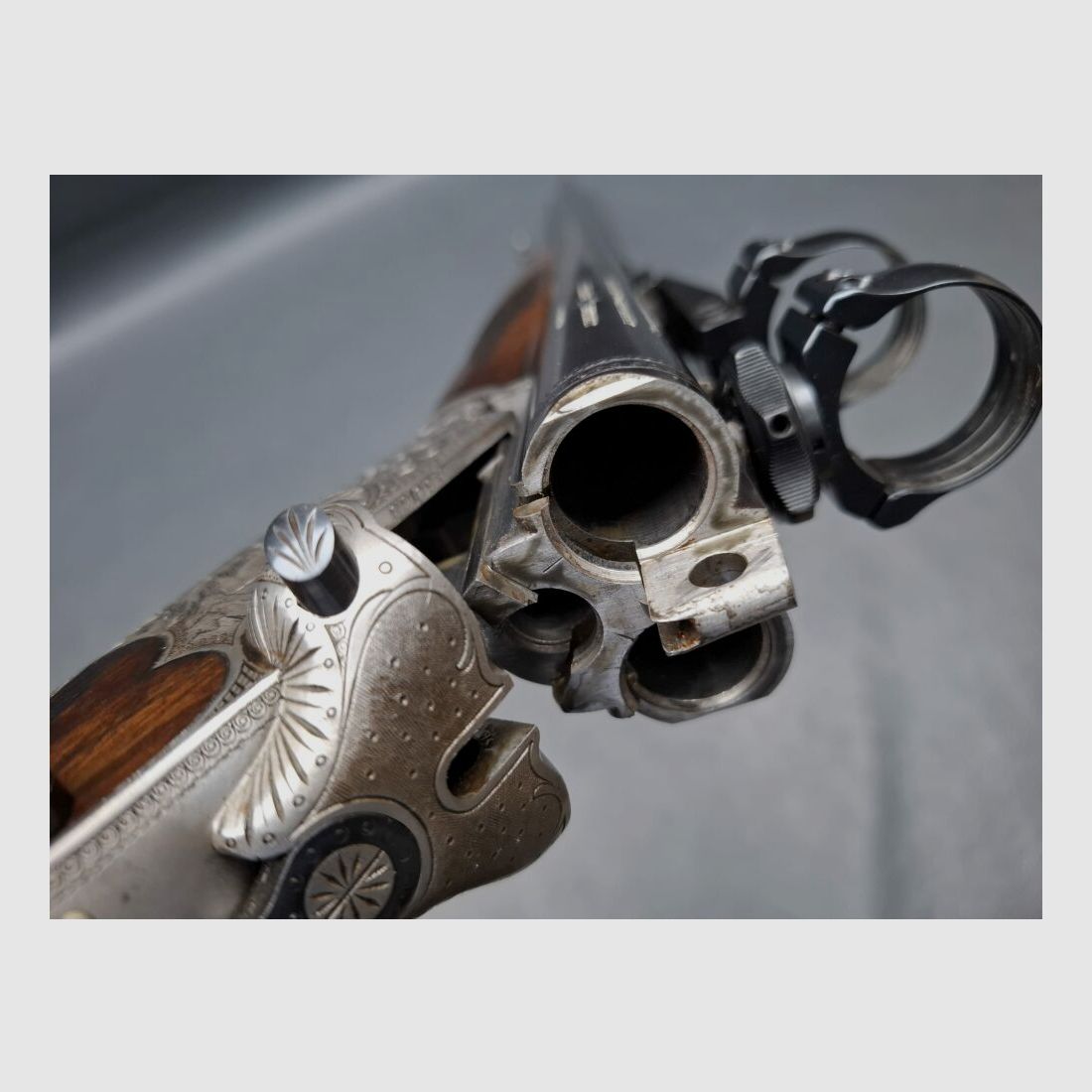 Sauer & Sohn Drilling mit Schlagstücksicherung und Schwenkmontage