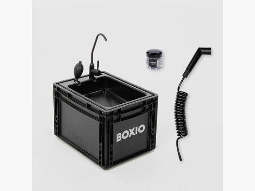 BOXIO WASH PLUS | Mobile sink with camping shower