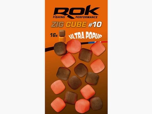 Zig Cube ROK Ultra Pop-Up Braun/Orange (x16)