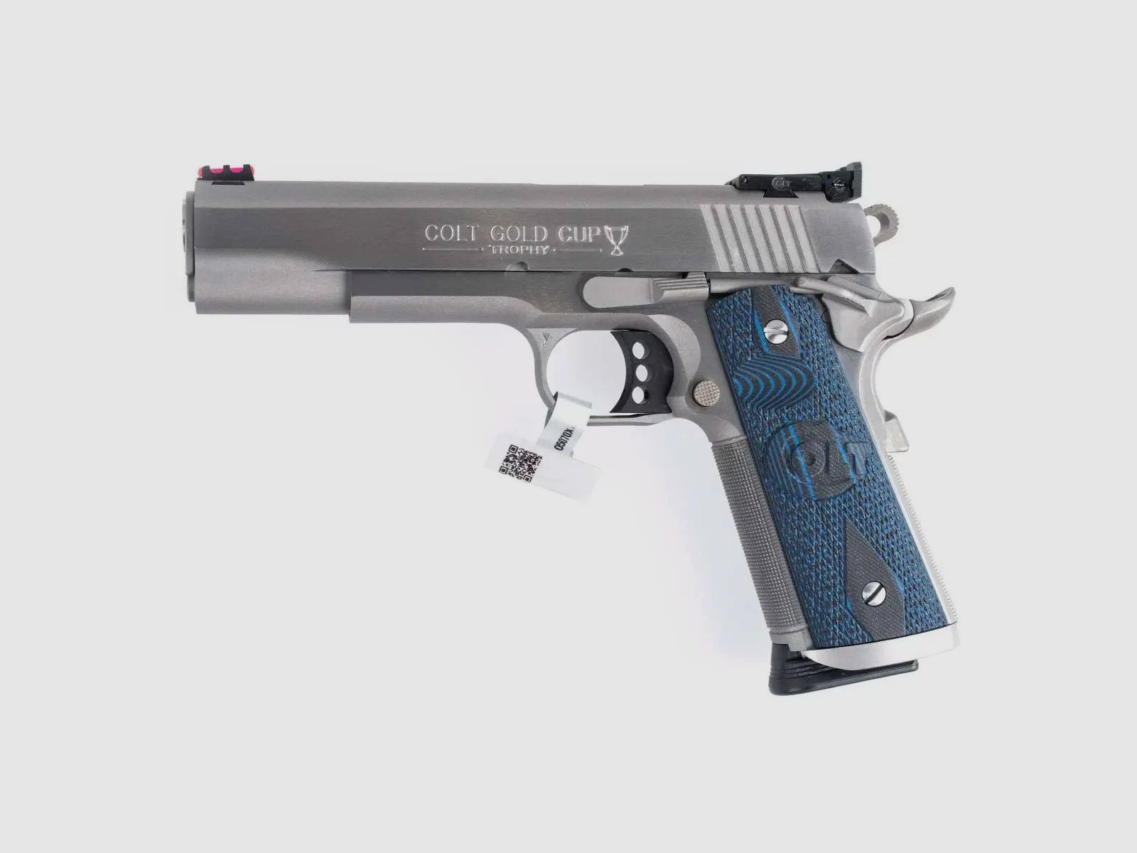 PISTOLET COLT GOLD CUP TROPHY KAL. 45 ACP, 5" STAINLESS, immagine 6 di 6