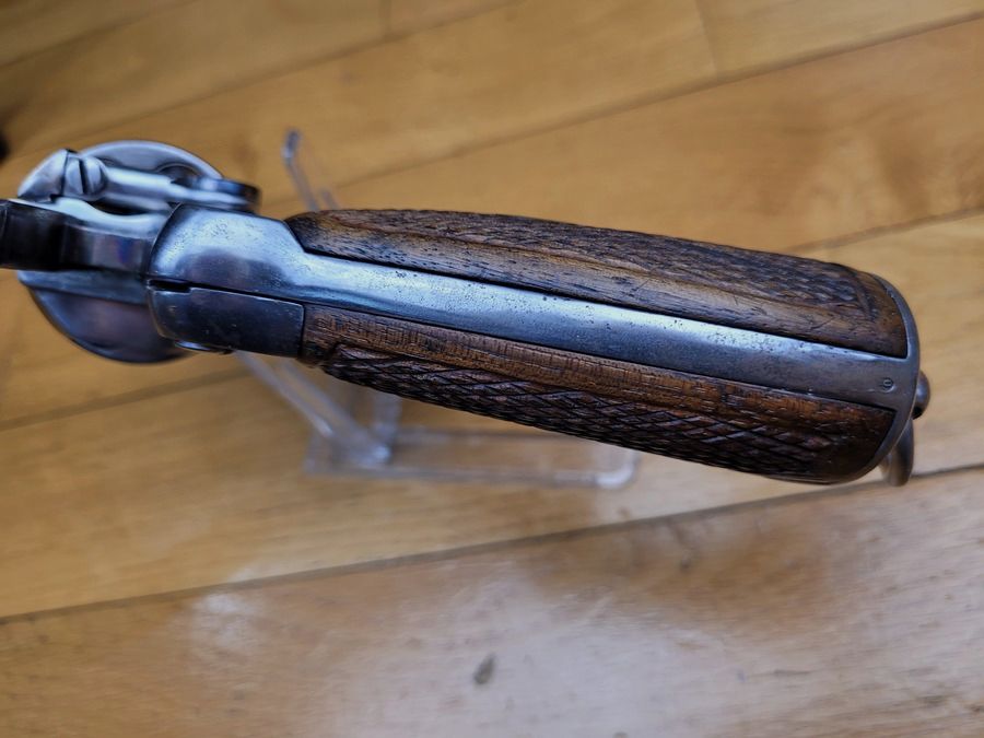 Sehr schöner Dienstrevolver Mod 1873 11mm73 – vollständig monomatrikulier – noch strohgelb – Top Zustand!, Bild 32 von 36
