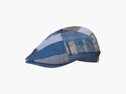 MJM – Rebel Linen Patchwork flatcap