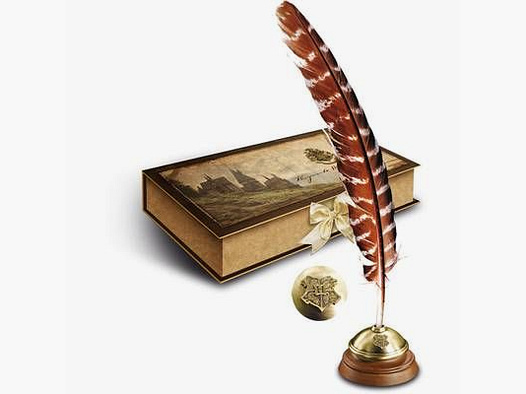 Hogwarts Schreibfeder inklusive Sammlerbox