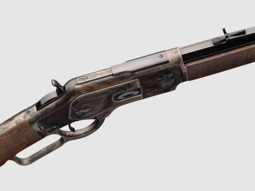 Winchester 1873 Sporter Octagon Pistol Grip Color Case Hardened (MIROKU MANUFACTURE) In Stock