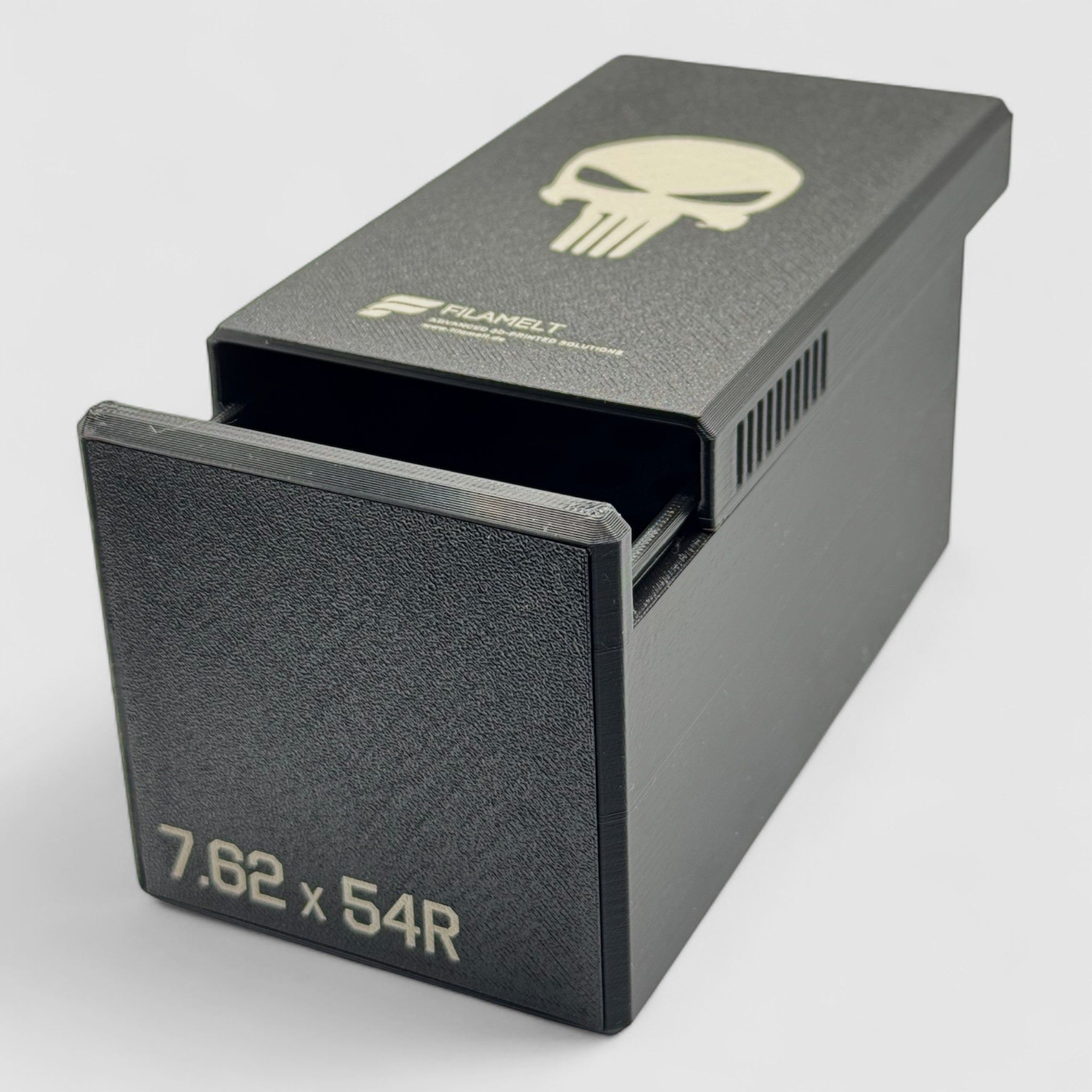 Filamelt scatola per munizioni / Scatola per munizioni 7.62x54R - scatola per cartucce per 50 colpi, Made in Germany