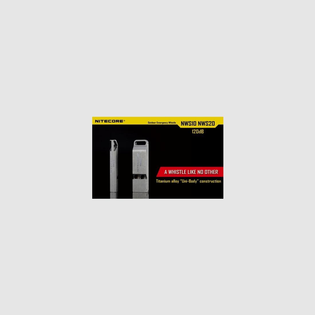 Gwizdek bezpieczeństwa Nitecore NWS10 120 dB, zdjęcie 4 z 15