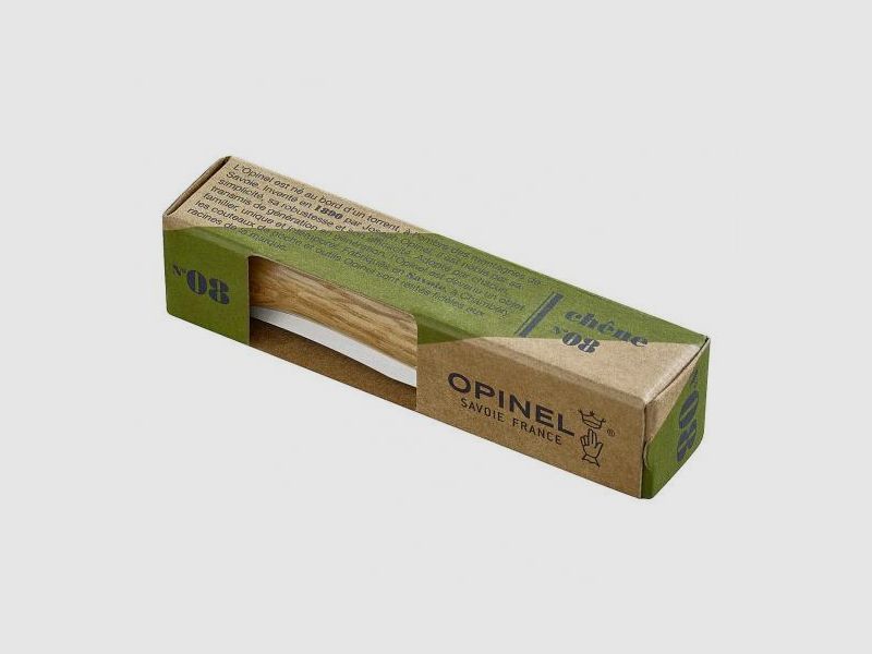 Opinel Messer Größe 8, Eiche, rostfrei, Bild 2 von 2