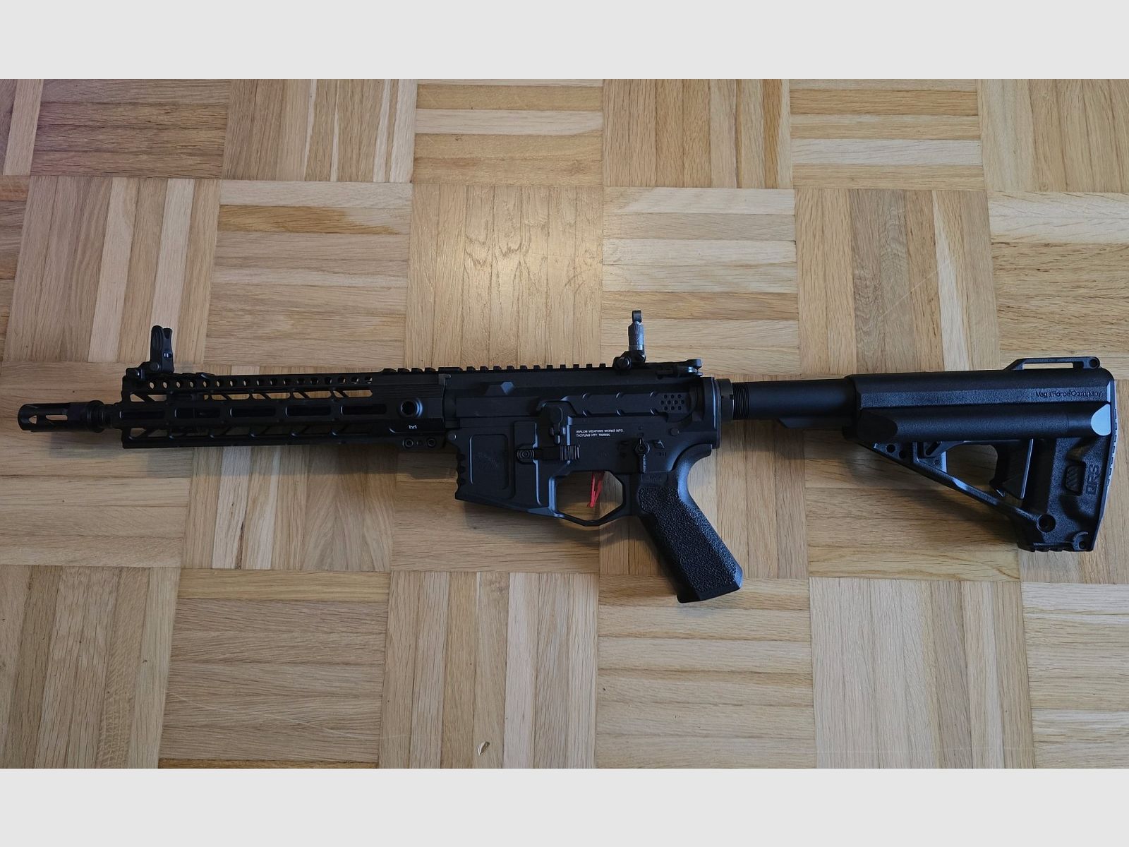 VFC Avalon Samurai Edge CQB Full Metal Gate Aster System S-AEG 6mm BB nero