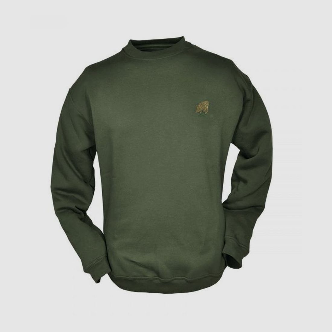 Wildzwijn-sweatshirt maat 3XL, olijfgroen, afbeelding 1 van 2