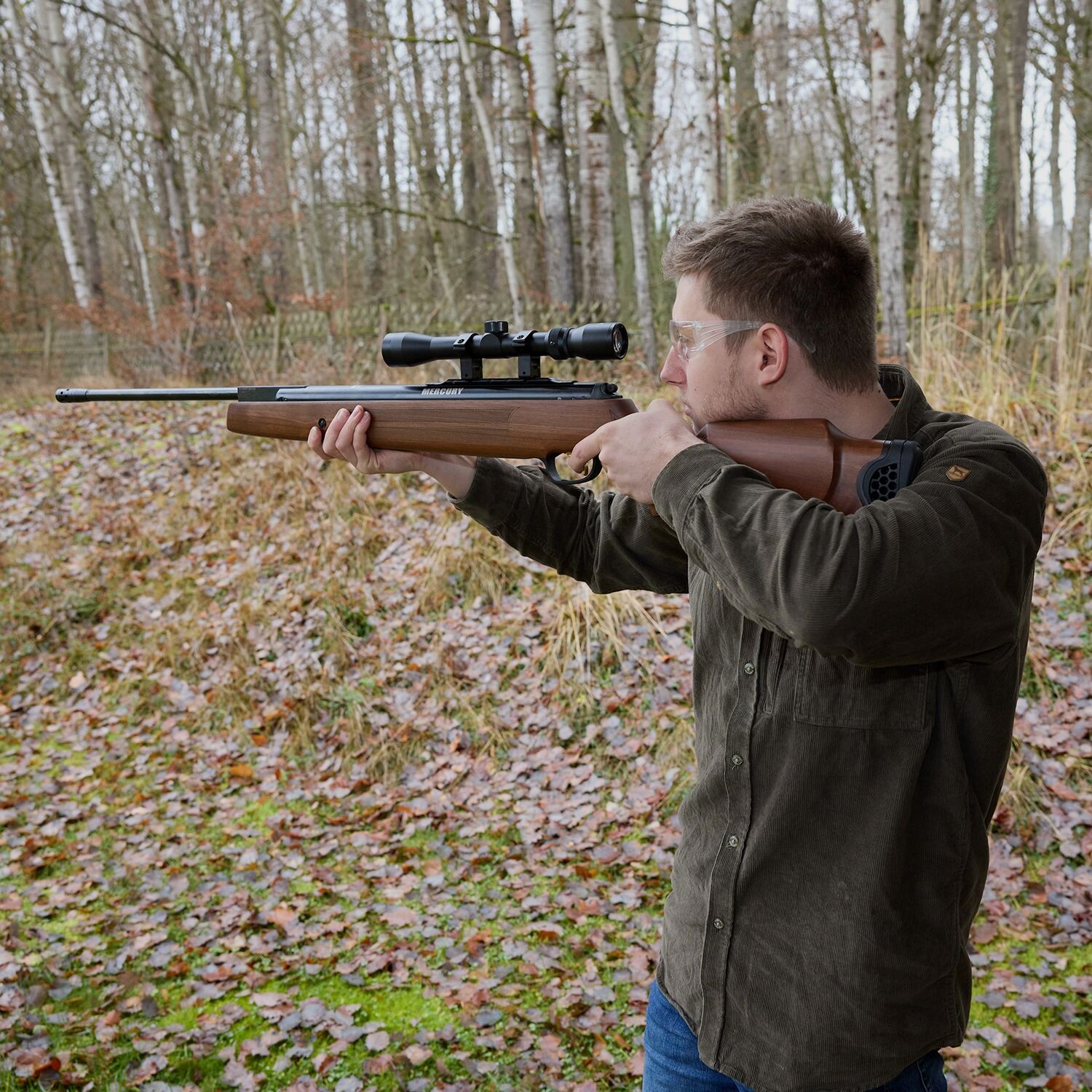 Set di carabina ad aria compressa Mercury 135 SP, calibro 4,50