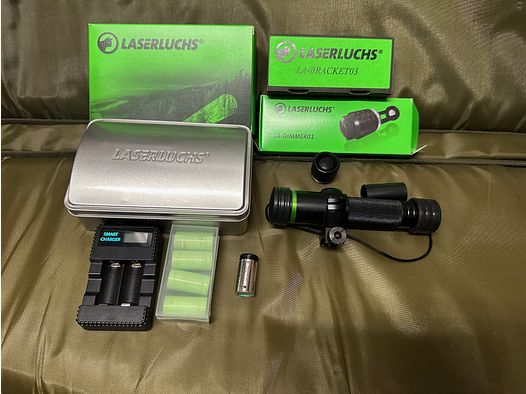 IR-Taschenlampe Laserluchs LA 980-50-PRO + Zubehör 