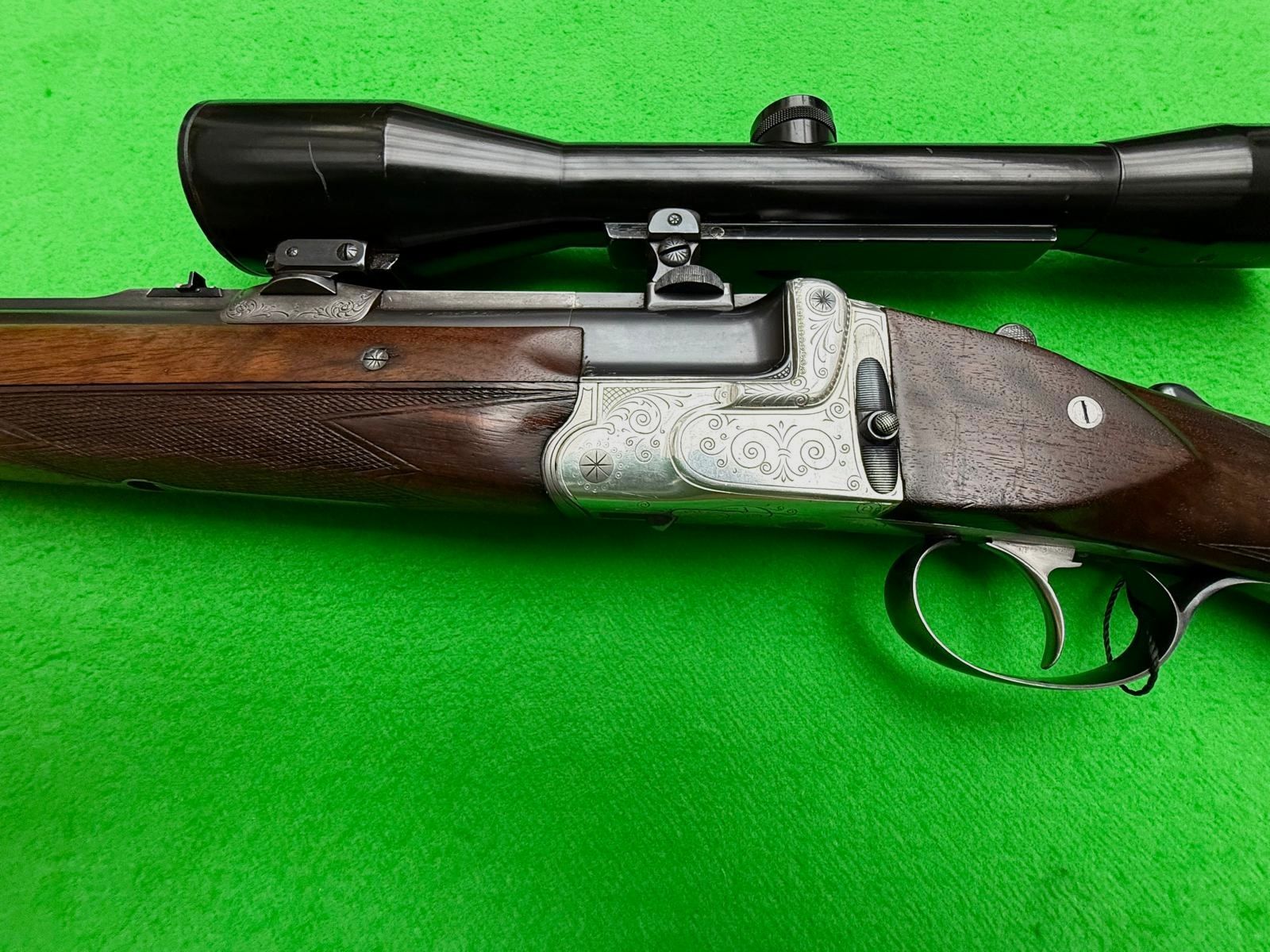 Krieghoff BBF 7x65R i 16/70 z ręcznym napinaczem