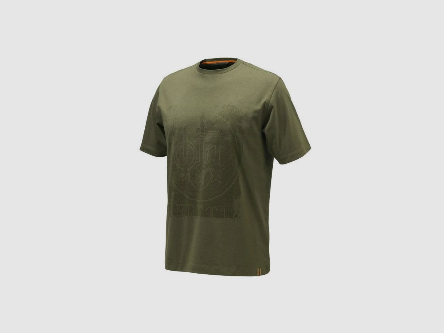 BERETTA T-SHIRT LOGO DUNKEL OLIV, Bild 1 von 2