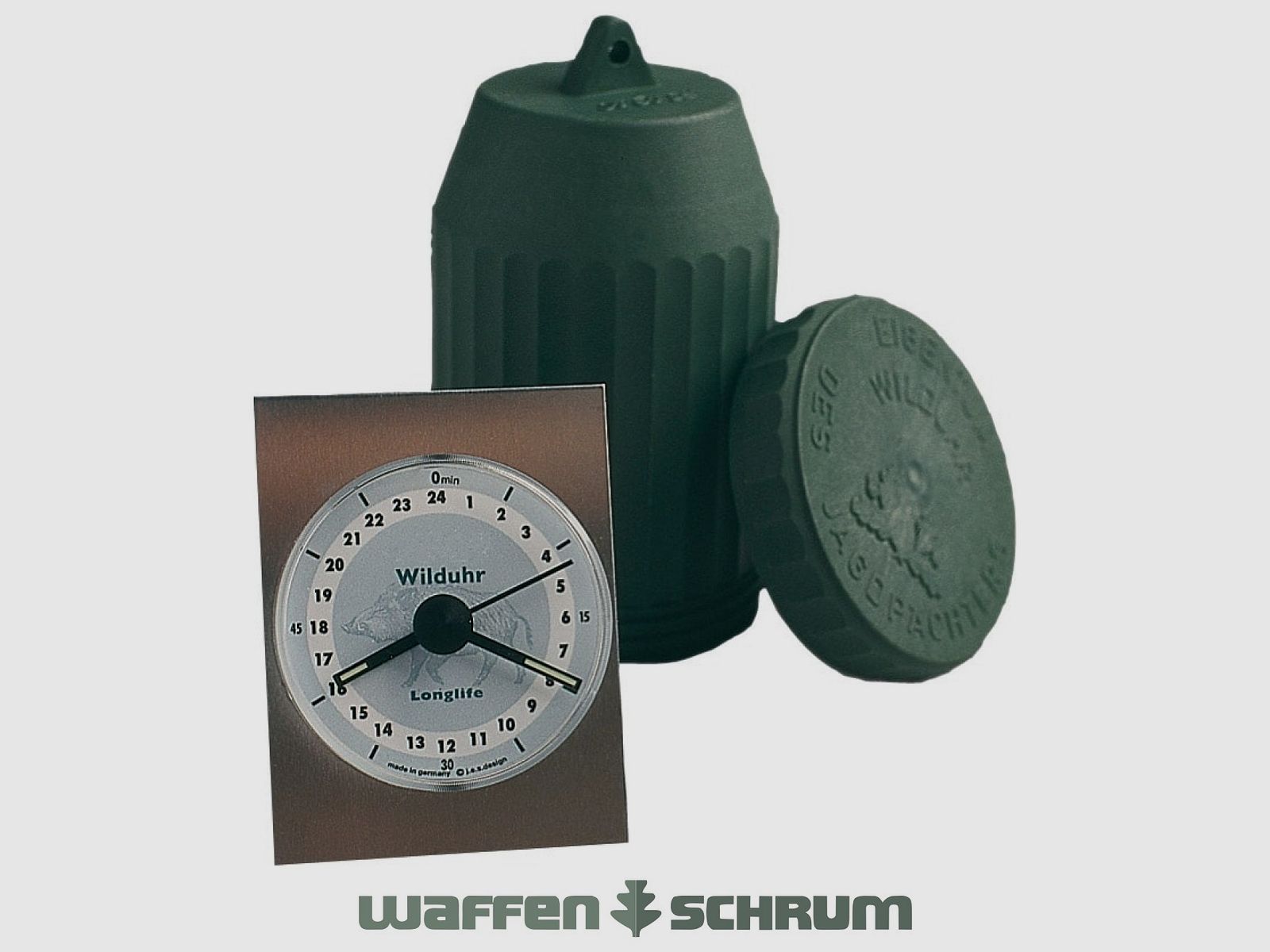 Orologio analogico AKAH Wilduhr / indicazione 24 ore