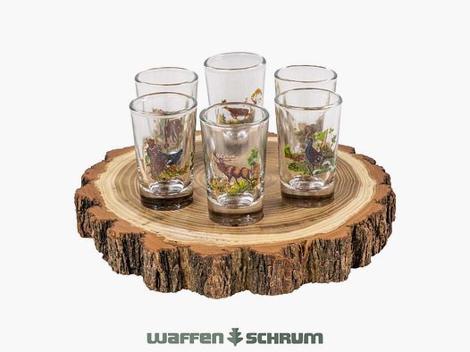 Fritzmann Schnapsservice 7-piece hunting