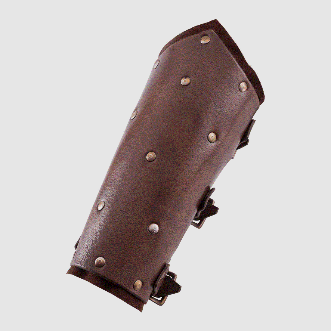 Ulfberth Armschützer aus Leder mit Nieten und Wildleder, Paar, versch. Farben