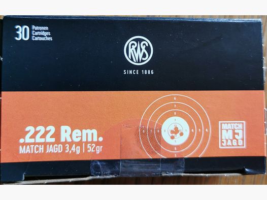 RWS cases, cal. .222