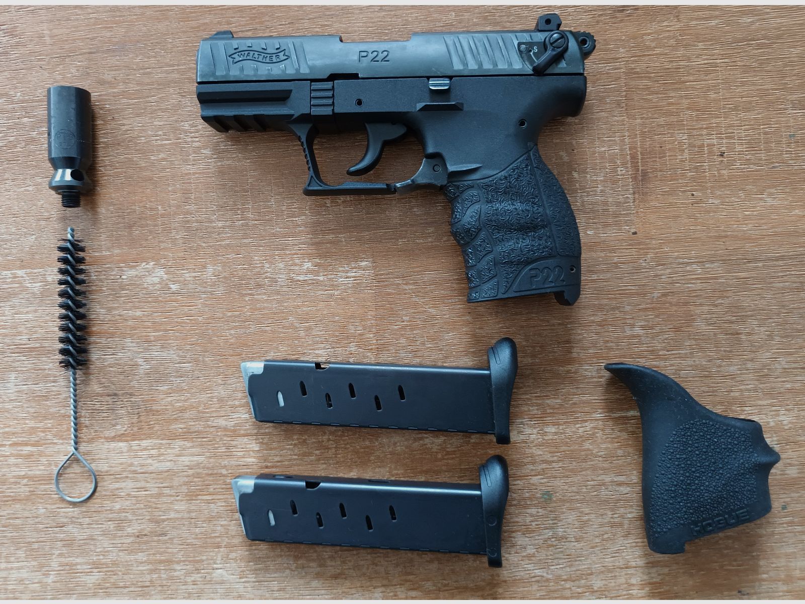 Schreckschuss Pistole Walther P22 Kaliber 9 mm mit Zubehör