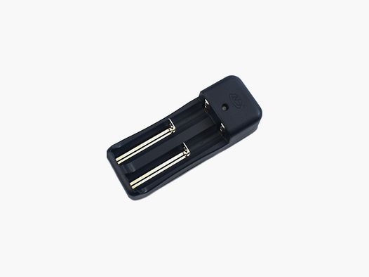 Carica batterie per batterie a litio 18650 + adattatore USA-EU