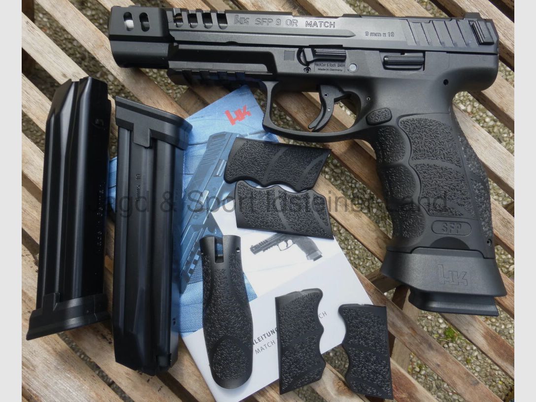 Heckler & Koch SFP9 Match OR (Pushbutton Magazinauslösung)