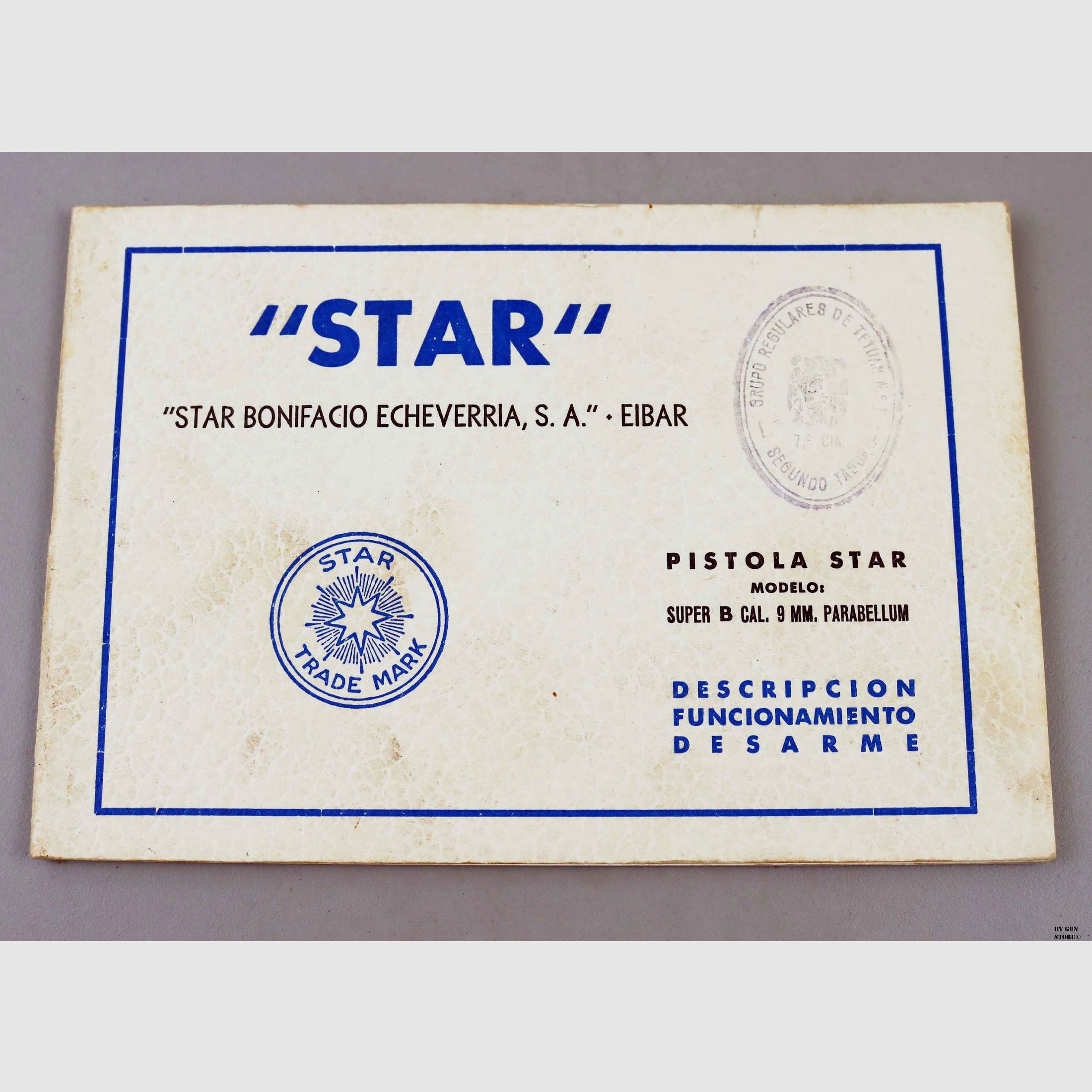 Star mod. Super B Politiepistool kal. 9×19 ser. nr. 563332, afbeelding 15 van 15