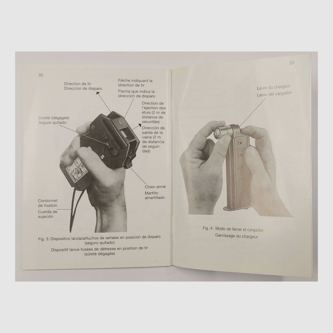 Heckler & Koch Bedienungsanleitung Heckler & Koch HK FHK19 Notsignalgerät Emergency Flare Kit for 19mm signal cartr