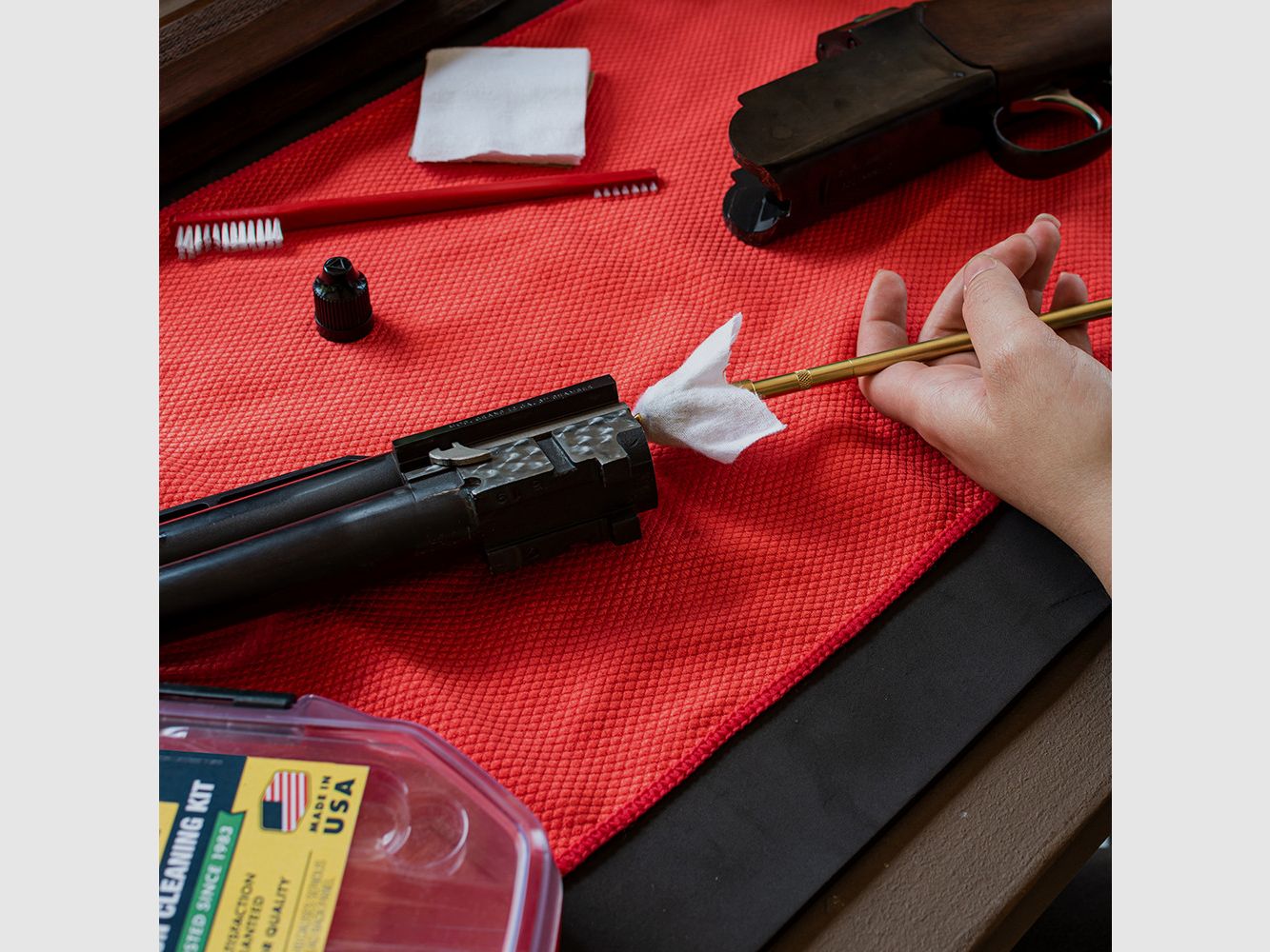 Panni per la pulizia Shooter's Choice 3" per .50 - .12/.10 100 pezzi (SHF-919SQ-100)