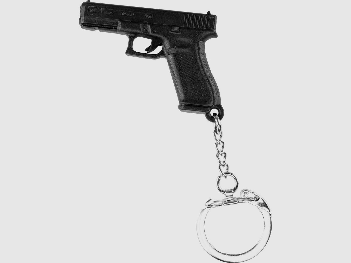 Glock Schlüsselanhänger „Pistole Gen5“ – Polymer/Kunststoff Schwarz – ca. 4,5 cm