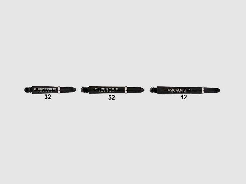 Harrows Darts Technology Supergrip Carb silver midi=42mm Dart & Accessoires