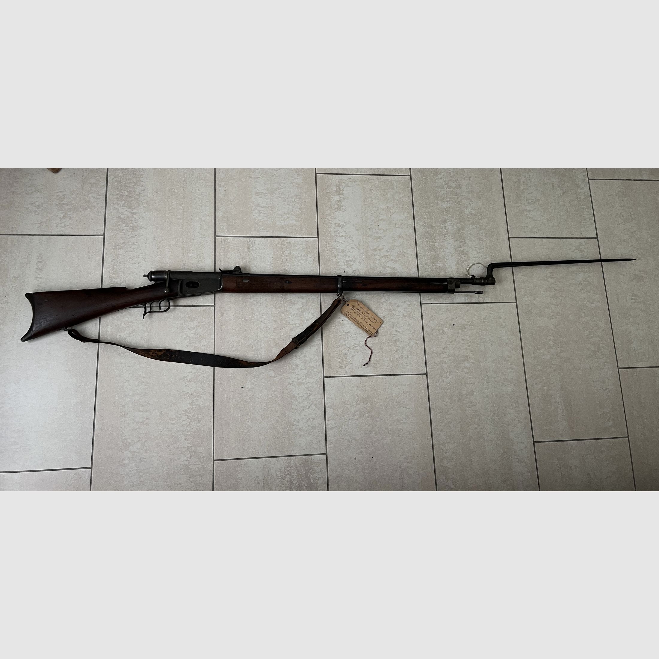 Vetterli-Repetiergewehr Repetierstutzer 1871, Kaliber 10,4 mm , inkl. Bajonett, von Privat/Familienbesitz