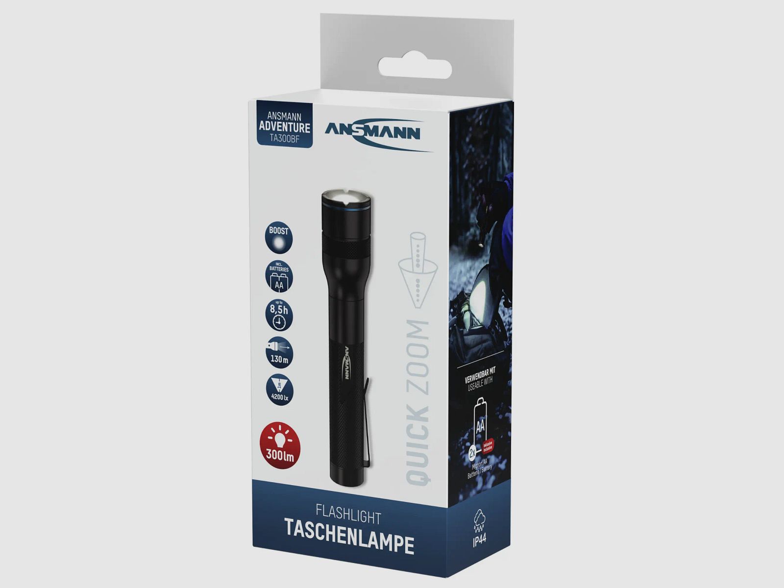Ansmann zaklamp TA300BF