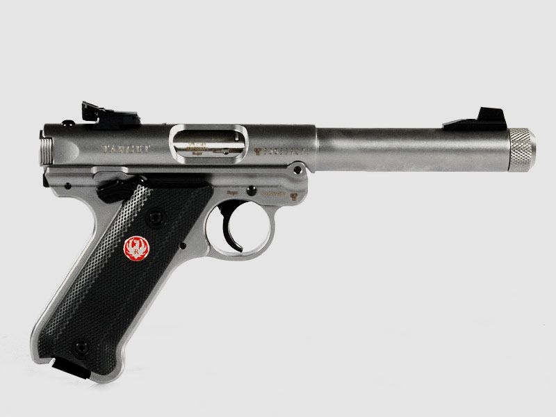 RUGER Mark IV Target 5,5", Inossidabile con Filettatura