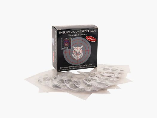 ARM target pads for thermal imaging attachment devices