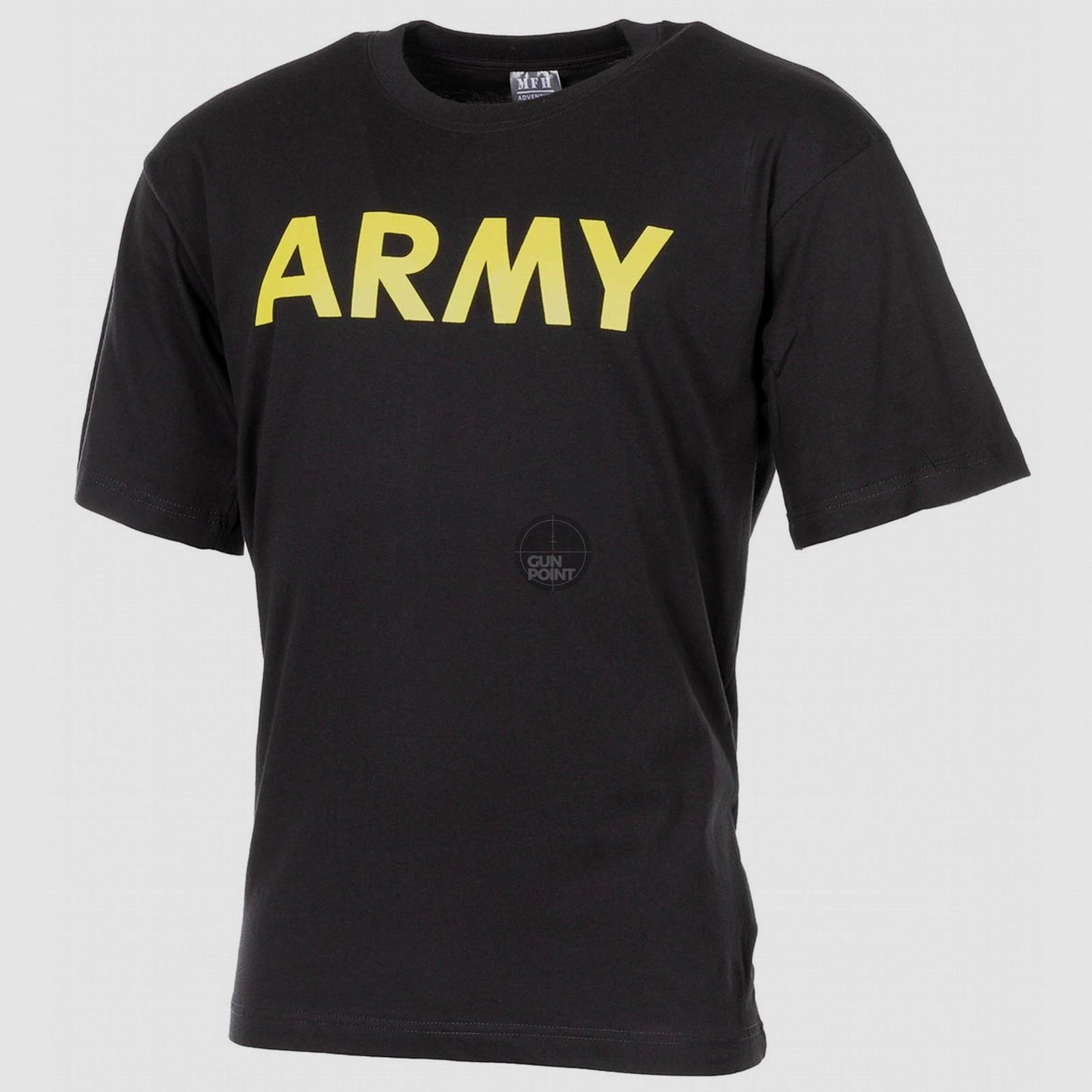 T-Shirt, bedruckt, "Army",schwarz - Gre: L