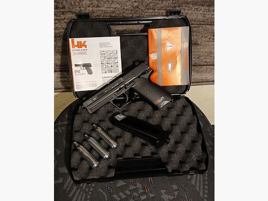 H&K P8 Softair Co2-Pistole, Kaliber 6mm BB NBB (P18)
