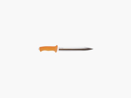 BROWNING OMEGA ORANGE PUGNALE MANICO IN POLIMERO LAMA 24CM FODERO IN PELLE
