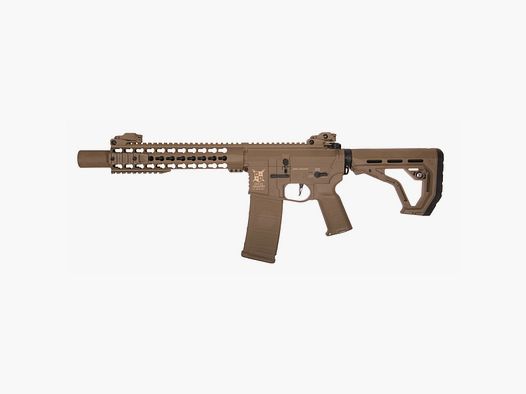 AR15 KeyMod 10 cali PREDATOR CHARLIE EAGLE ETU Tan S-AEG Airsoft Karabin Wolno od 18 lat | Delta Armory