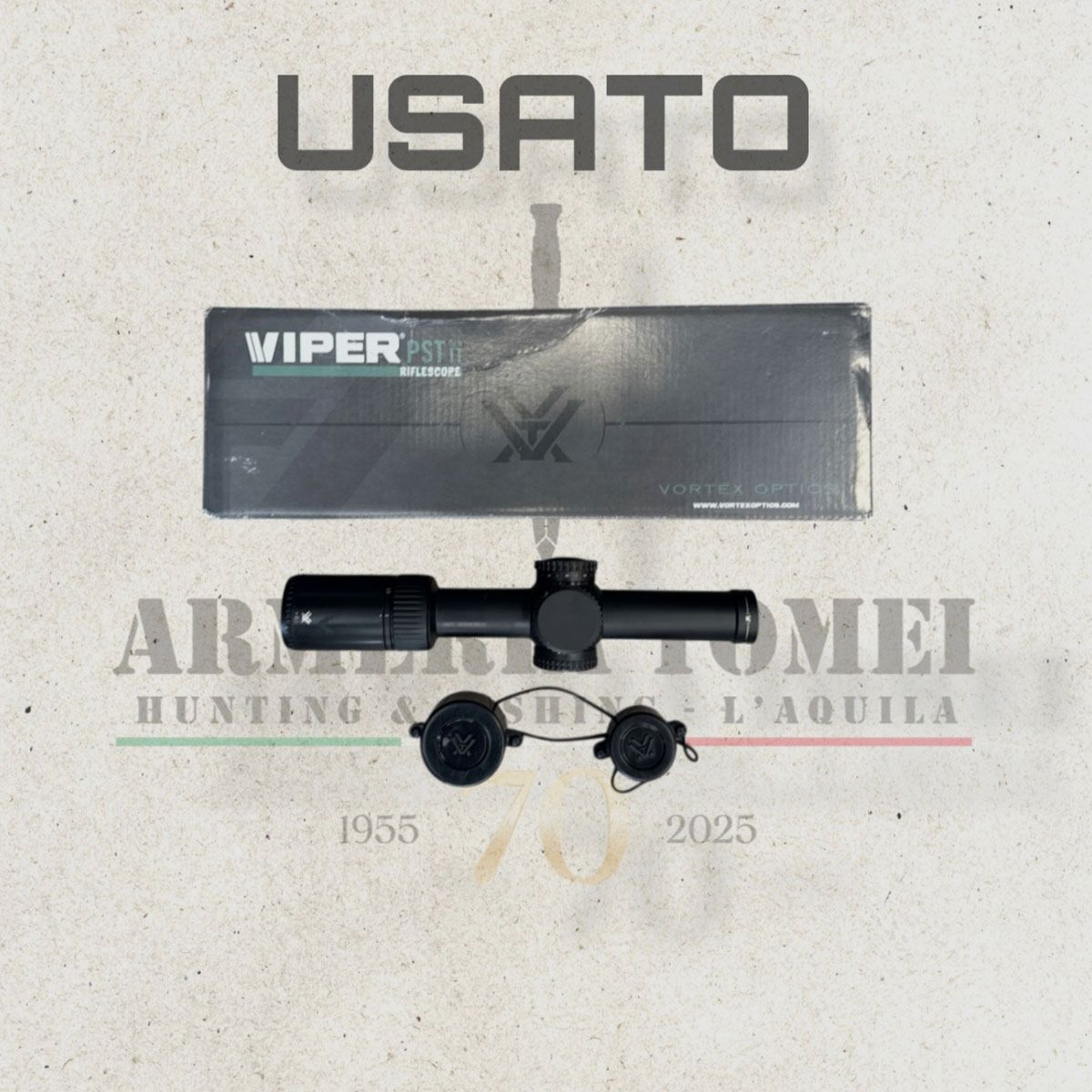 USED – OPTIC – VORTEX – VIPER® PST ™ GEN II 1-6X24 Reticle VMR-2 (MRAD) | 30 mm Tube, image 5 of 5