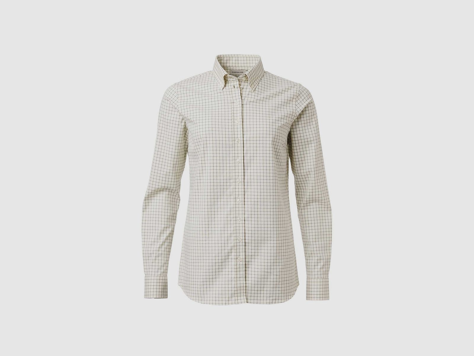 Chevalier Florence Shooting Fit Stretch Camicia Donna Highland Green Tattersall - 40W