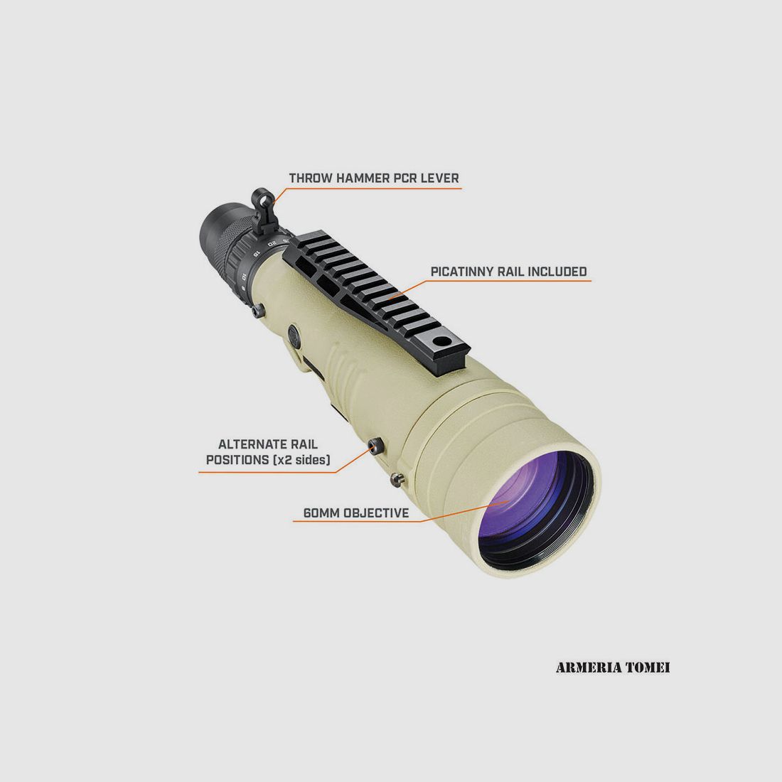 BUSHNELL – ELITE TACTICAL SPOTTING LMSS2 2.0 8-40x60mm HORUS TREMOR4 RETICLE, image 7 of 12