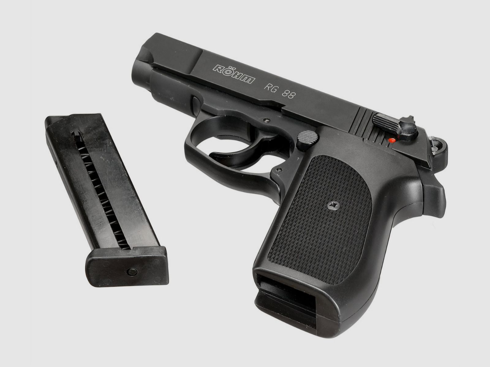 Röhm RG 88 pistola a salve 9mm P.A.K. brunita