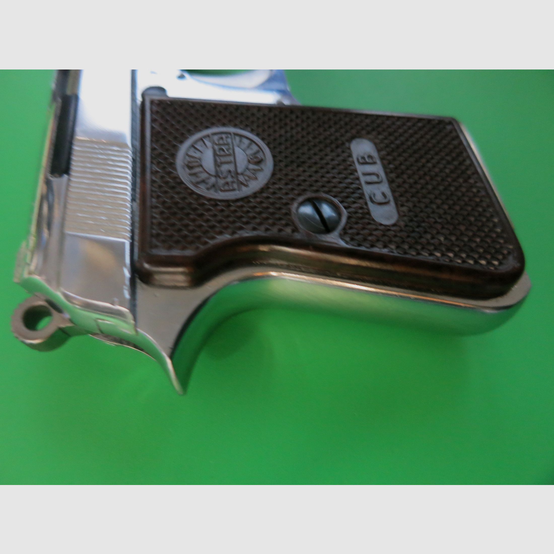 Astra-Unceta Y, CUB, Kal. 6,35 mm Browning, Nickel Sonderserie   #56