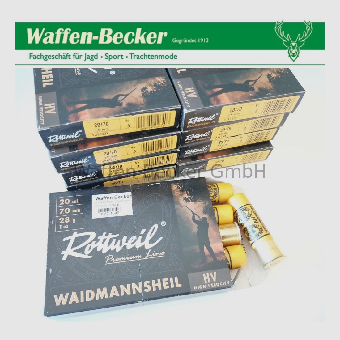 Rottweil RWS Waidmannsheil 20/70 28g 3,5mm 100-Schuss