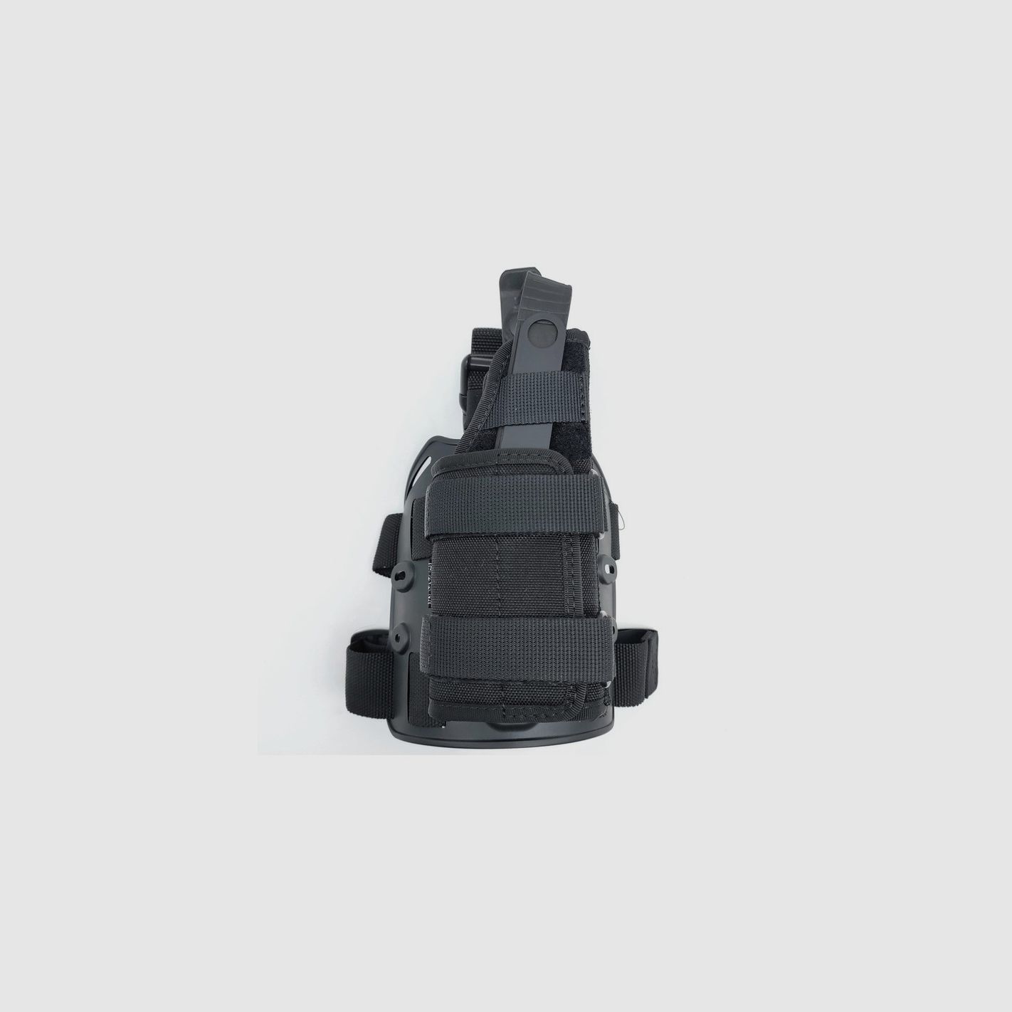 Universal padded King Cobra hip holster in Cordura model HCLG right black, image 1 of 2