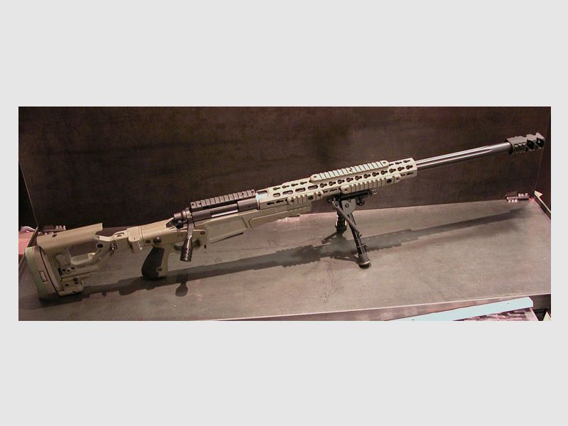 Accuracy Sniper .308 Win Custom-Made AICS-AX Skeleton-Klappschaft System Remington 700 L.Walther Matchlauf FBT-Bremse