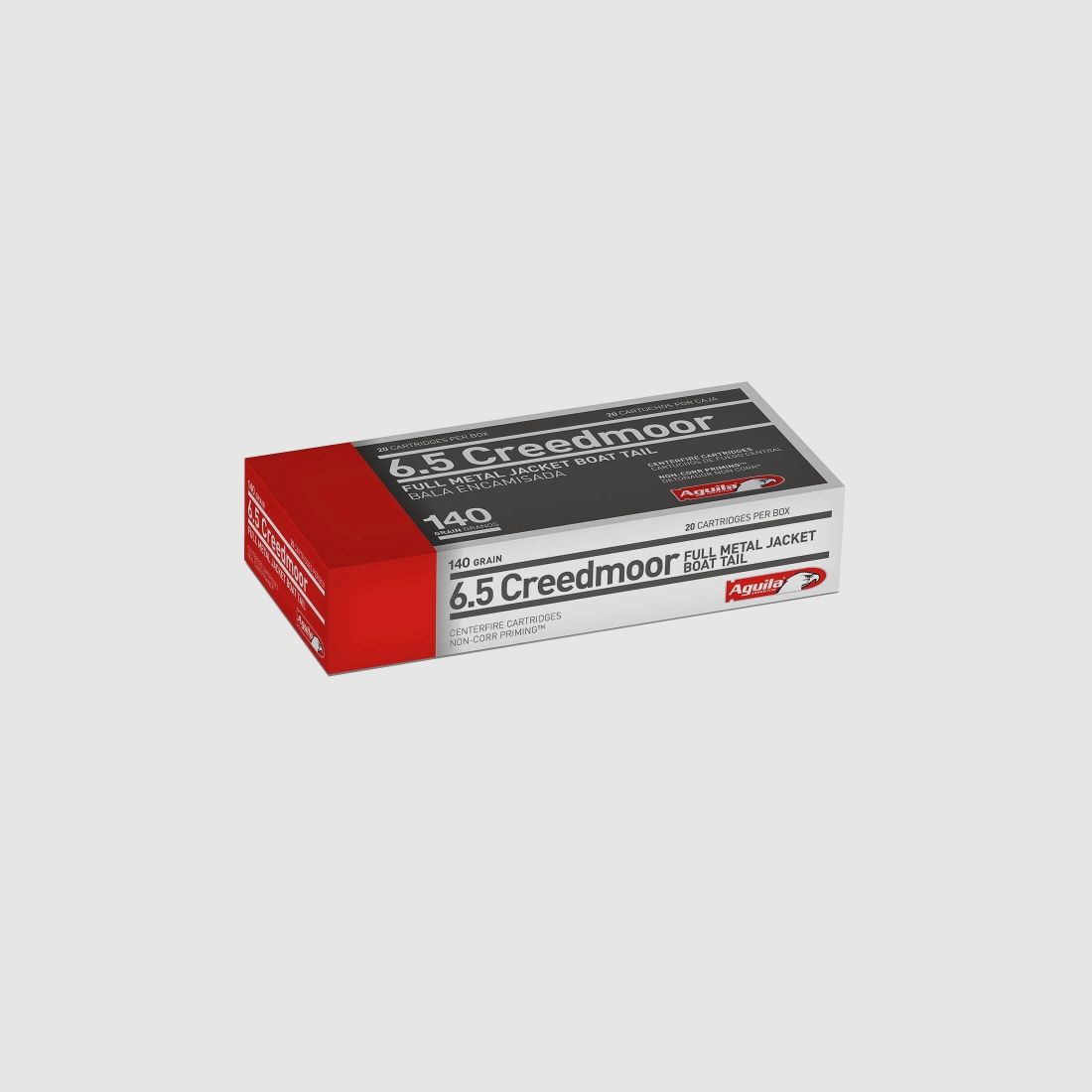 Aguila Standard 6,5mm Creedmoor 140GR FMJ 20 Patronen