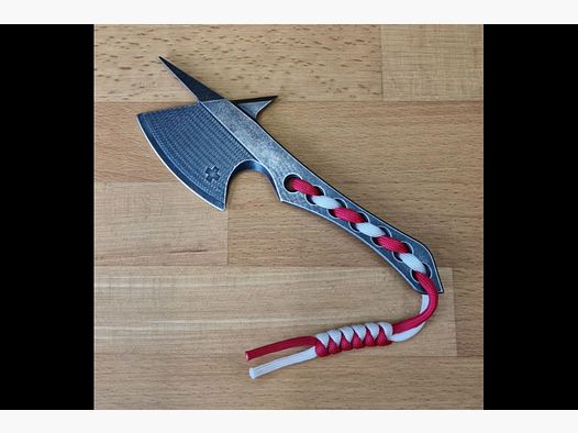 Miniaxt Wyssen Defence TacAx 1386 Mini, rot-weiss